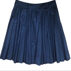 CLUB MÓNACO black pleated midi skirt